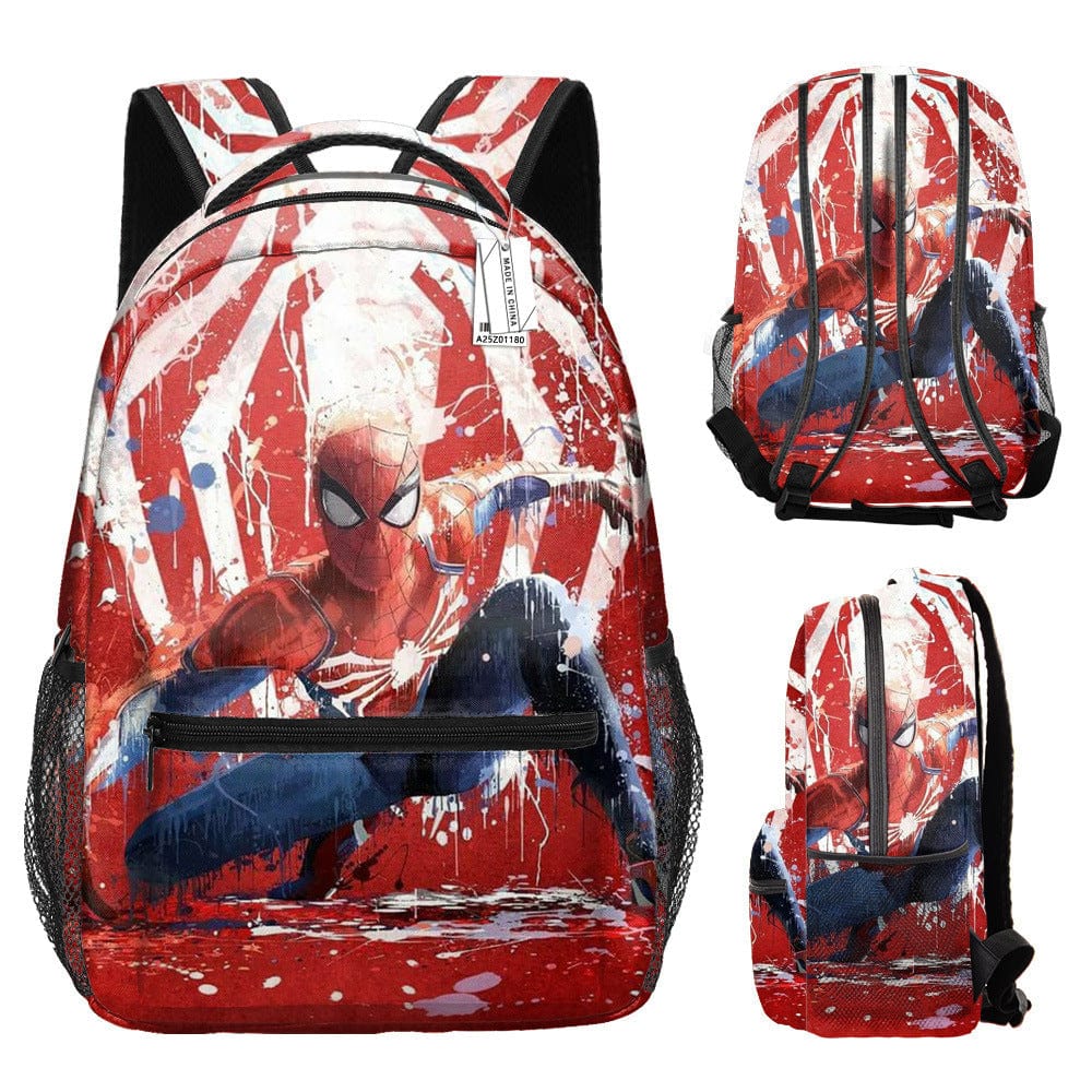 Sac à dos enfant, motifs Spiderman, super-héros, rentrée scolaire.