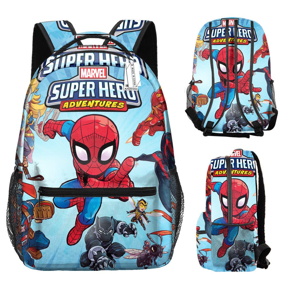 Sac à dos enfant, motifs Spiderman, super-héros, rentrée scolaire.