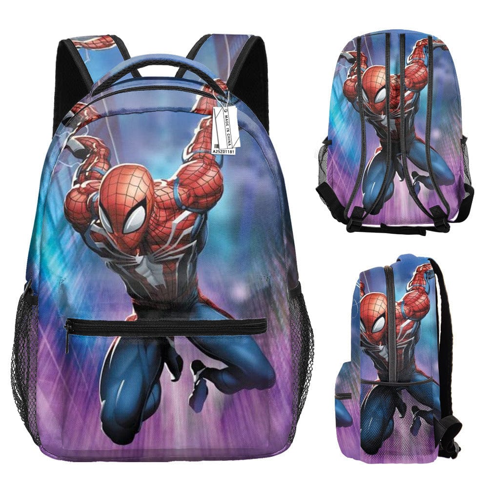 Sac à dos enfant, motifs Spiderman, super-héros, rentrée scolaire.