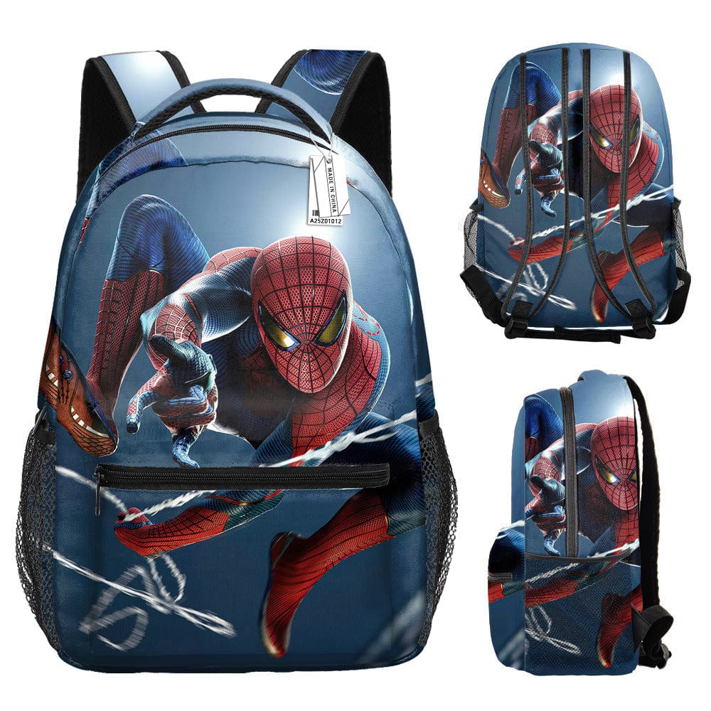 Sac à dos enfant, motifs Spiderman, super-héros, rentrée scolaire.