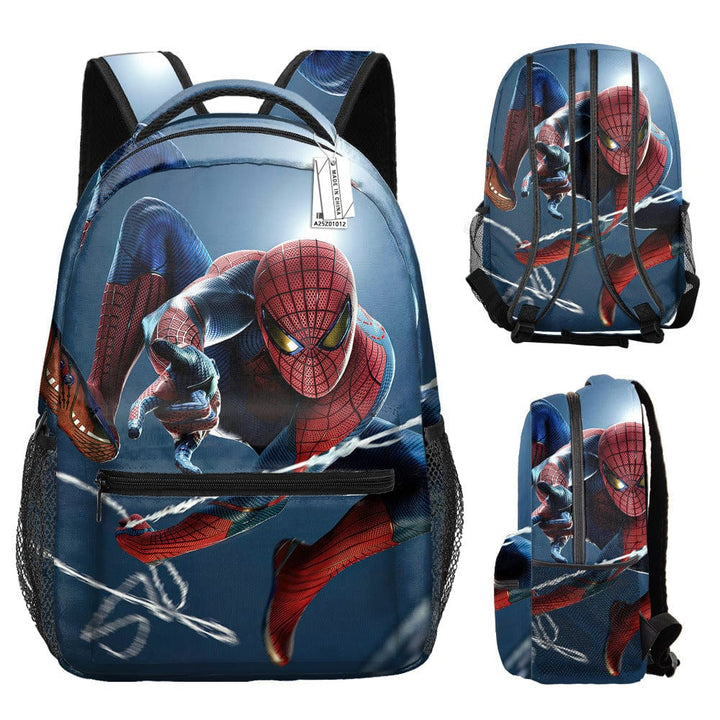 Sac à dos enfant, motifs Spiderman, super-héros, rentrée scolaire.