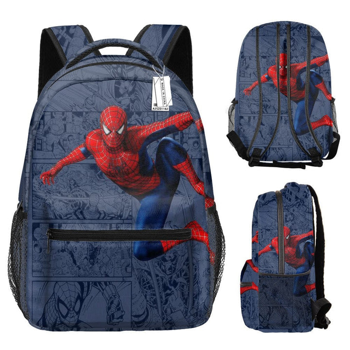 Sac à dos enfant, motifs Spiderman, super-héros, rentrée scolaire.