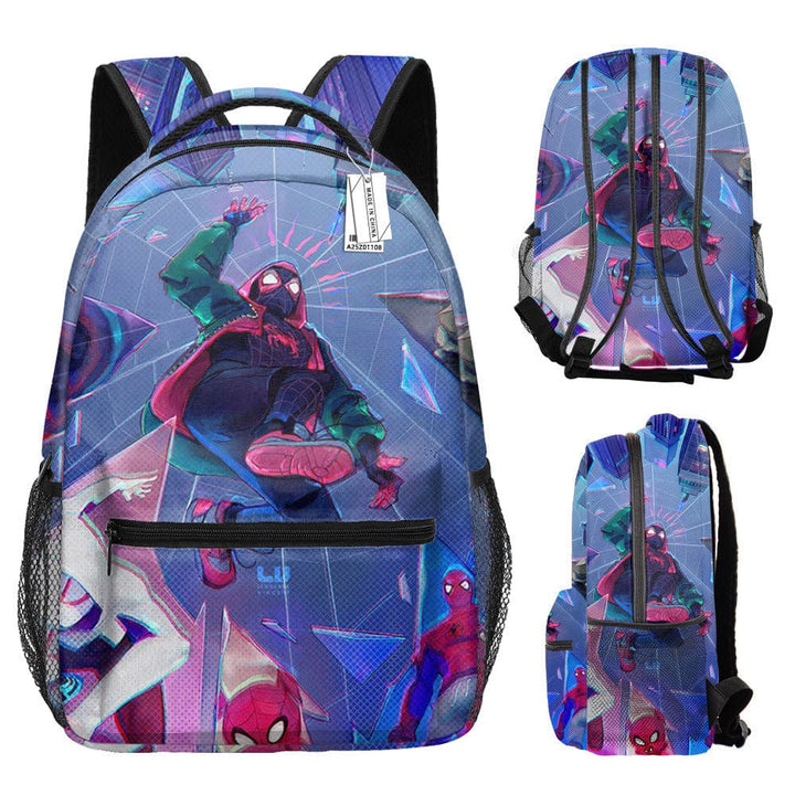 Sac à dos enfant, motifs Spiderman, super-héros, rentrée scolaire.