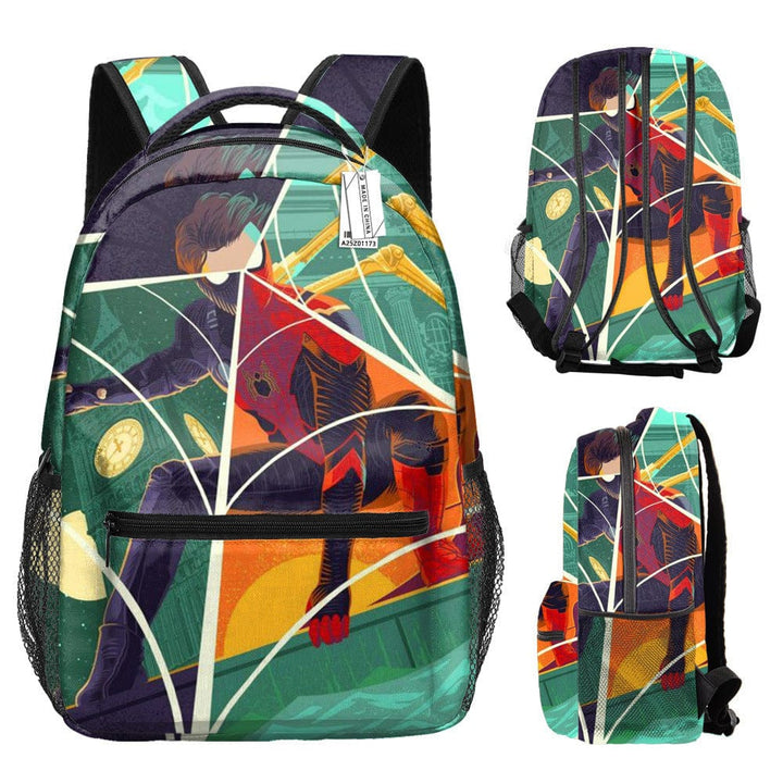 Sac à dos enfant, motifs Spiderman, super-héros, rentrée scolaire.