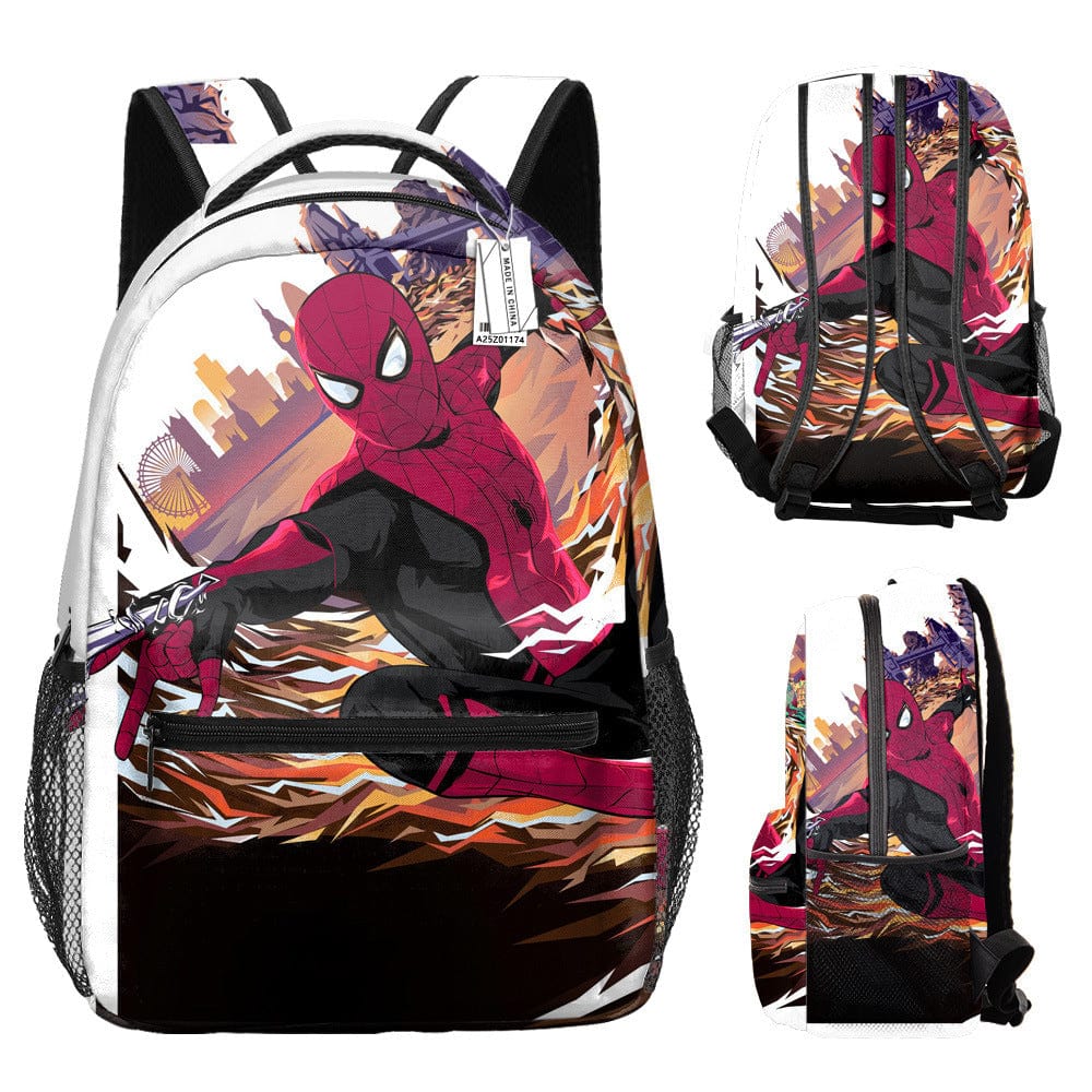 Sac à dos enfant, motifs Spiderman, super-héros, rentrée scolaire.