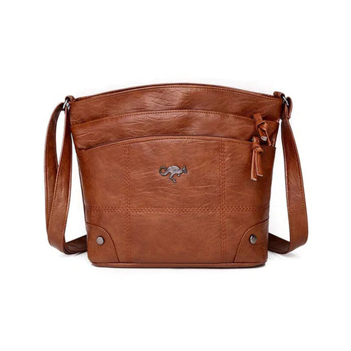 Sac à main élégant en simili cuir, petit modèle, idéal quotidien.  Accessoire mode polyvalent.