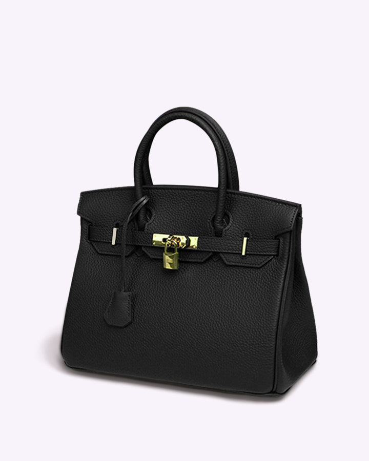 "Sac à main Evelina en cuir luxueux, design élégant avec détails modernes, intérieur spacieux, pour femme tendance."