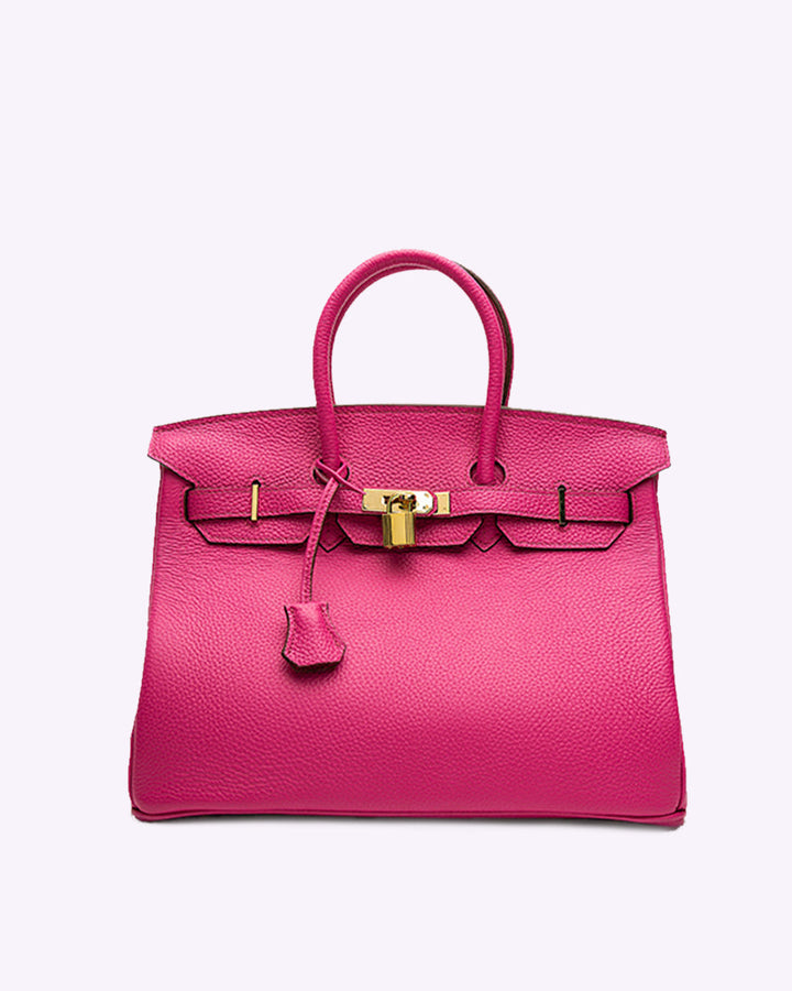 "Sac à main Evelina en cuir luxueux, design élégant avec détails modernes, intérieur spacieux, pour femme tendance."