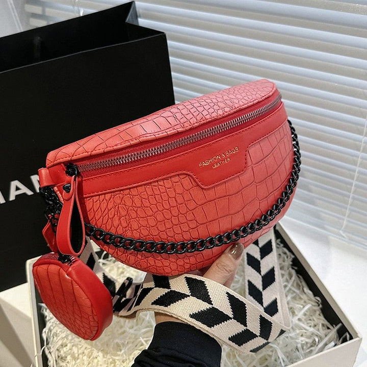 Sac banane en cuir PU Amaranta disponible en plusieurs coloris, choisissez votre préféré