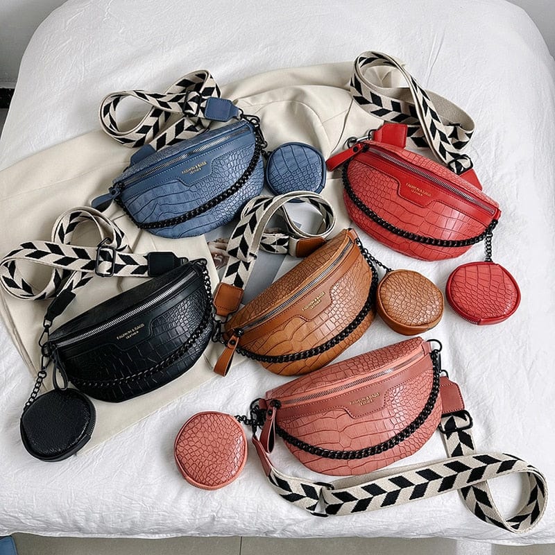 Sac banane Amaranta avec ses compartiments de rangement, organisation optimale garantie