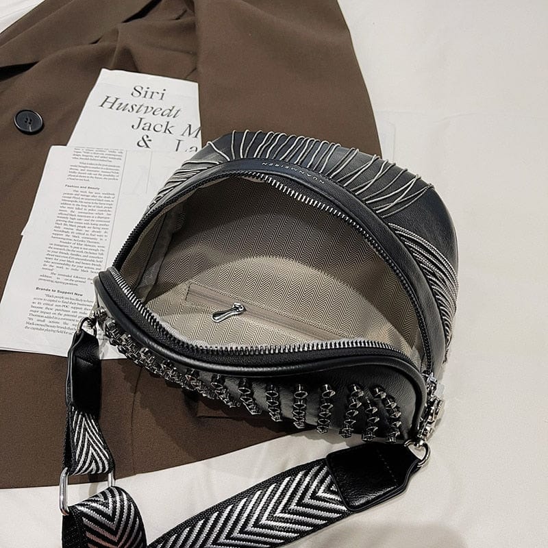 Sac banane en cuir PU vert, un choix tendance pour un style quotidien raffiné.