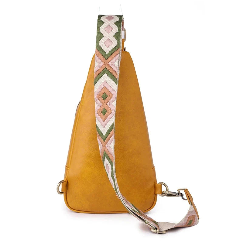 Sac banane femme en cuir PU rouge vif, compact et pratique, pour les essentiels, look moderne