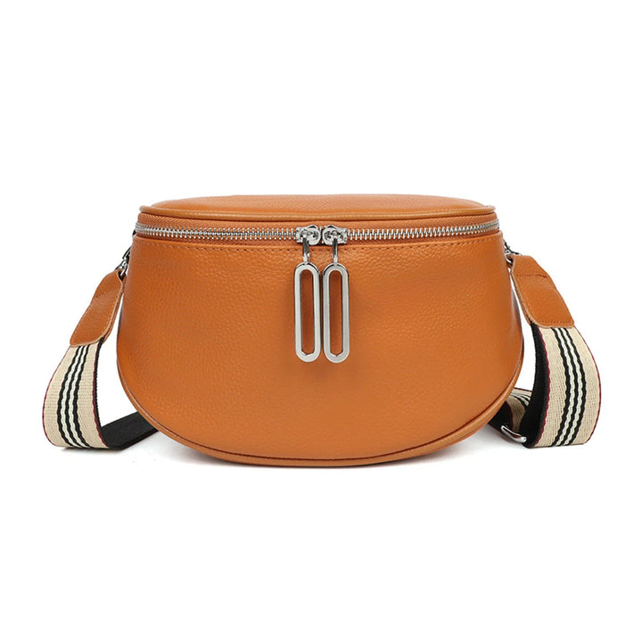Sac femme en similicuir, modèle banane, parfait pour la mode urbaine et vos accessoires pratiques.