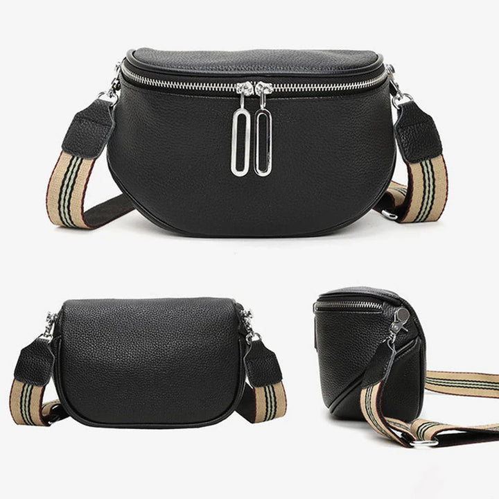 Sac banane femme en similicuir, combine praticité et style pour une organisation optimale et élégante.
