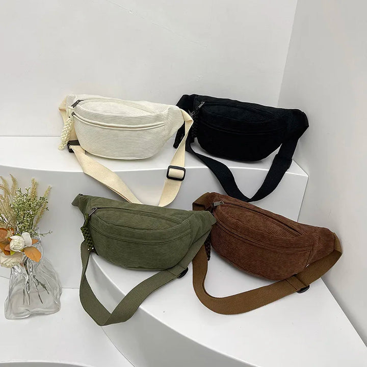 Sac banane velours femme, un accessoire de mode incontournable, chic et pratique pour femme.