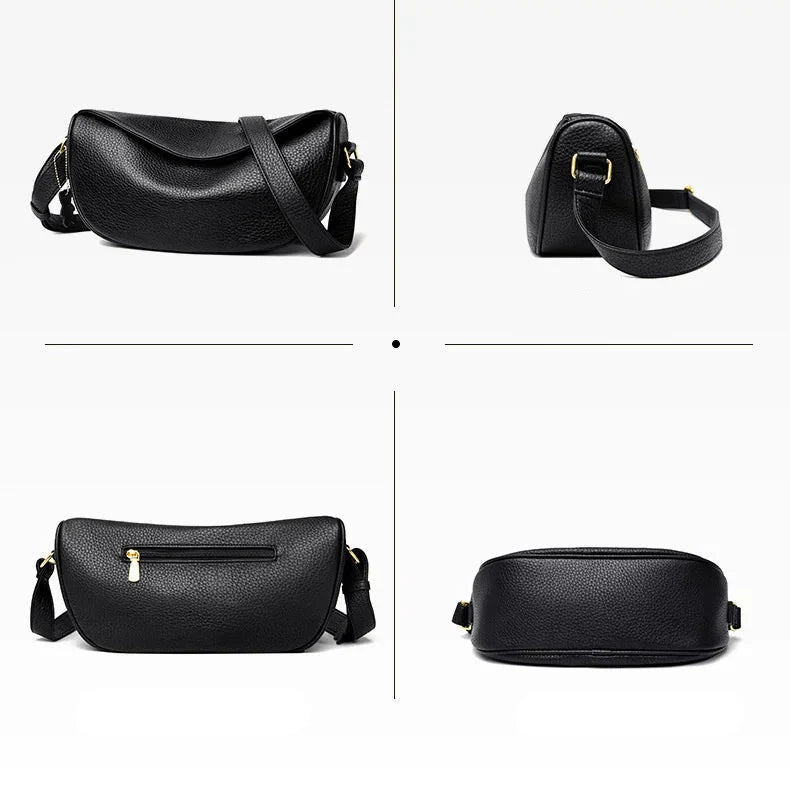 Élégant sac banane femme, accessoire mode polyvalent en cuir de qualité supérieure.