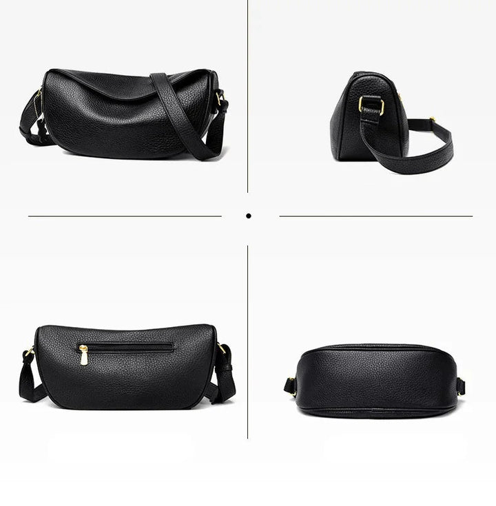 Élégant sac banane femme, accessoire mode polyvalent en cuir de qualité supérieure.