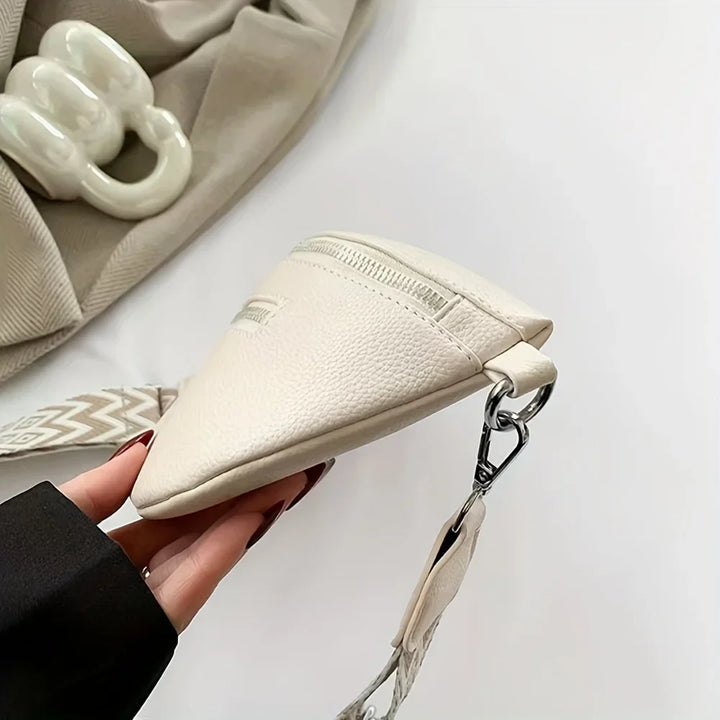 Sac banane élégant pour femme en cuir PU, design chic, idéal pour les sorties quotidiennes. Petit sac.