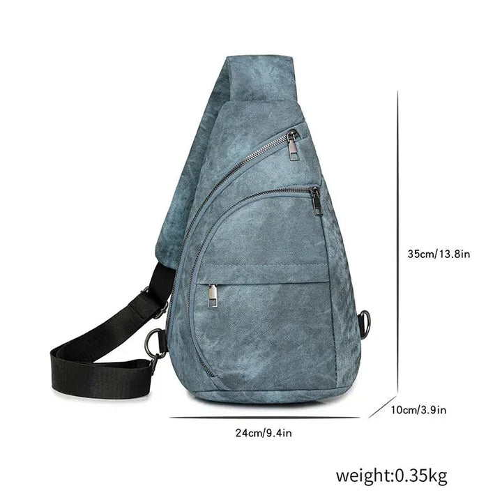 Sac banane femme, cognac en cuir PU, fermeture éclair, accessoire vintage et chic pour tous les jours