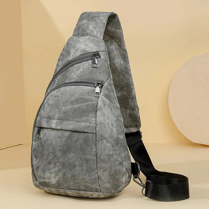 Sac banane femme vintage en cuir PU, couleur bordeaux, accessoire élégant pour tenue stylée