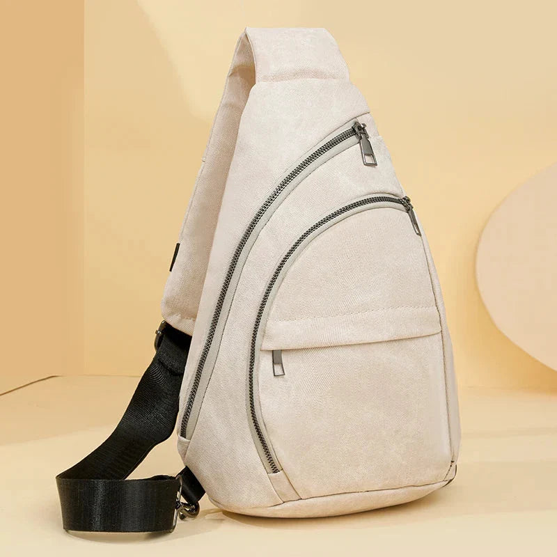 Sac banane femme en cuir PU noir, style rétro chic, porté à la ceinture pour un look tendance