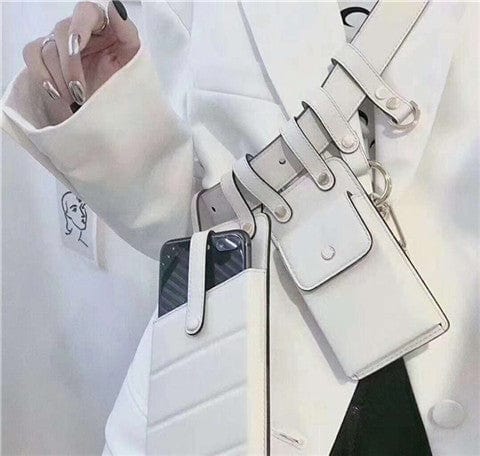 Vue de dos du sac banane Marianna en cuir PU, confort et élégance pour la femme moderne