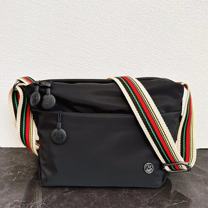 Sac banane vert kaki pour femmes, compact et léger, avec compartiments sécurisés, nylon