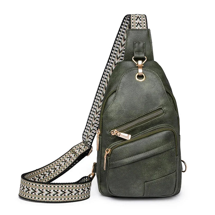 Sac banane femme marron, accessoire vintage en cuir PU, élégant et pratique pour vos sorties