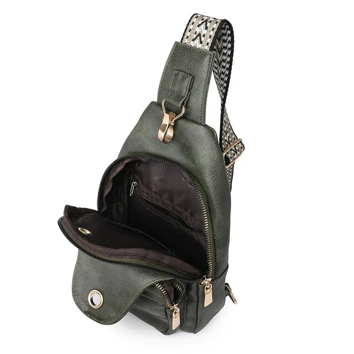 Sac banane en cuir PU noir, style rétro, pour femme, parfait comme sac quotidien léger