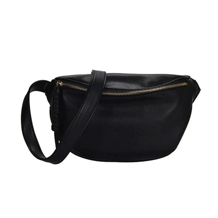 Sac banane grande capacité, modèle XL femme en similicuir, accessoire pratique pour la vie urbaine.