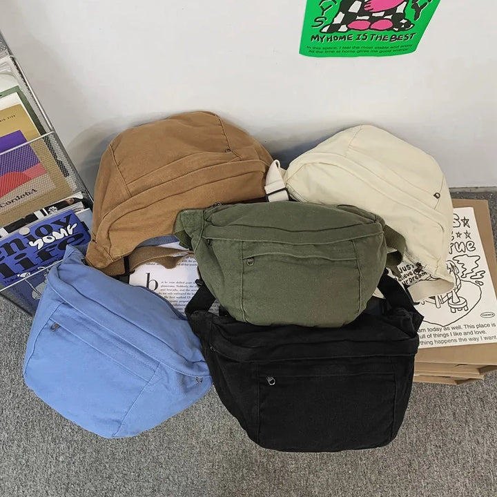 Sac banane femme XXL en tissu, compagnon idéal pour le voyage et la vie active.