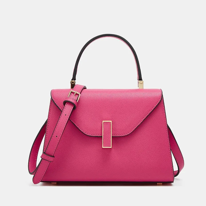 Sac femme Catalina en cuir synthétique, accessoire raffiné pour toutes occasions, couleur noire.