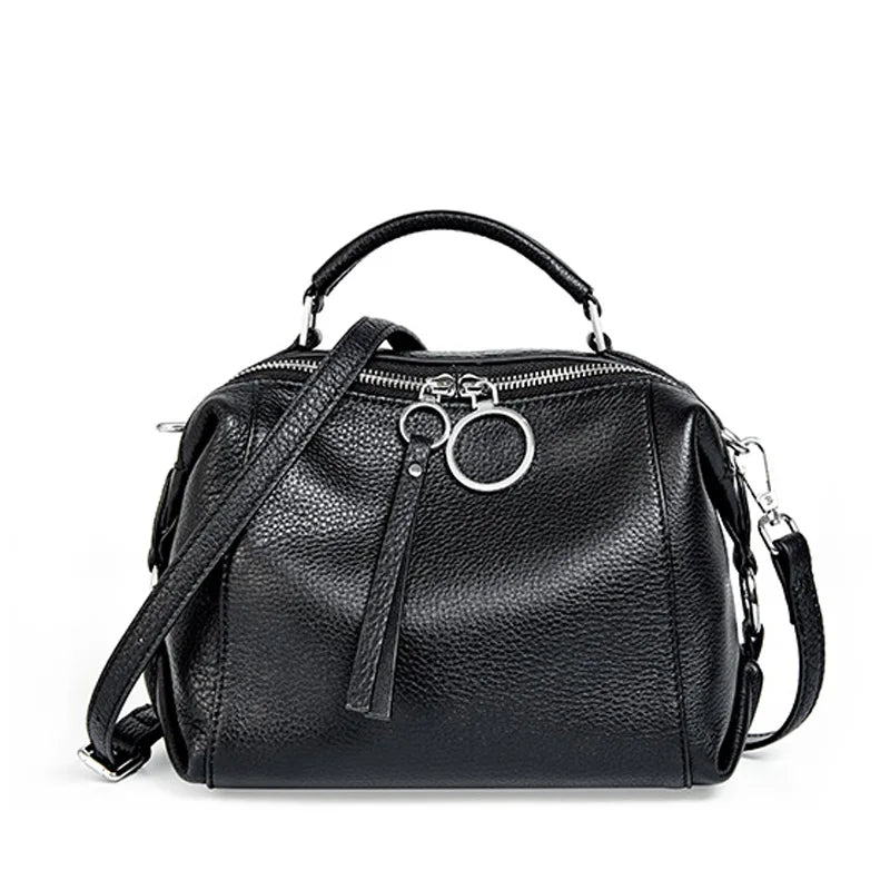 Sac bandoulière en cuir femme, élégant et polyvalent, parfait pour un usage quotidien.