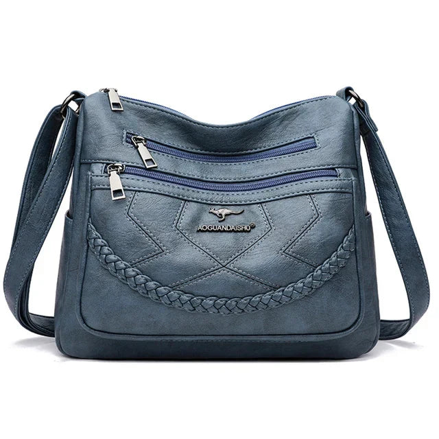 Sac bandoulière femme, accessoire de mode élégant et polyvalent pour une organisation facile.