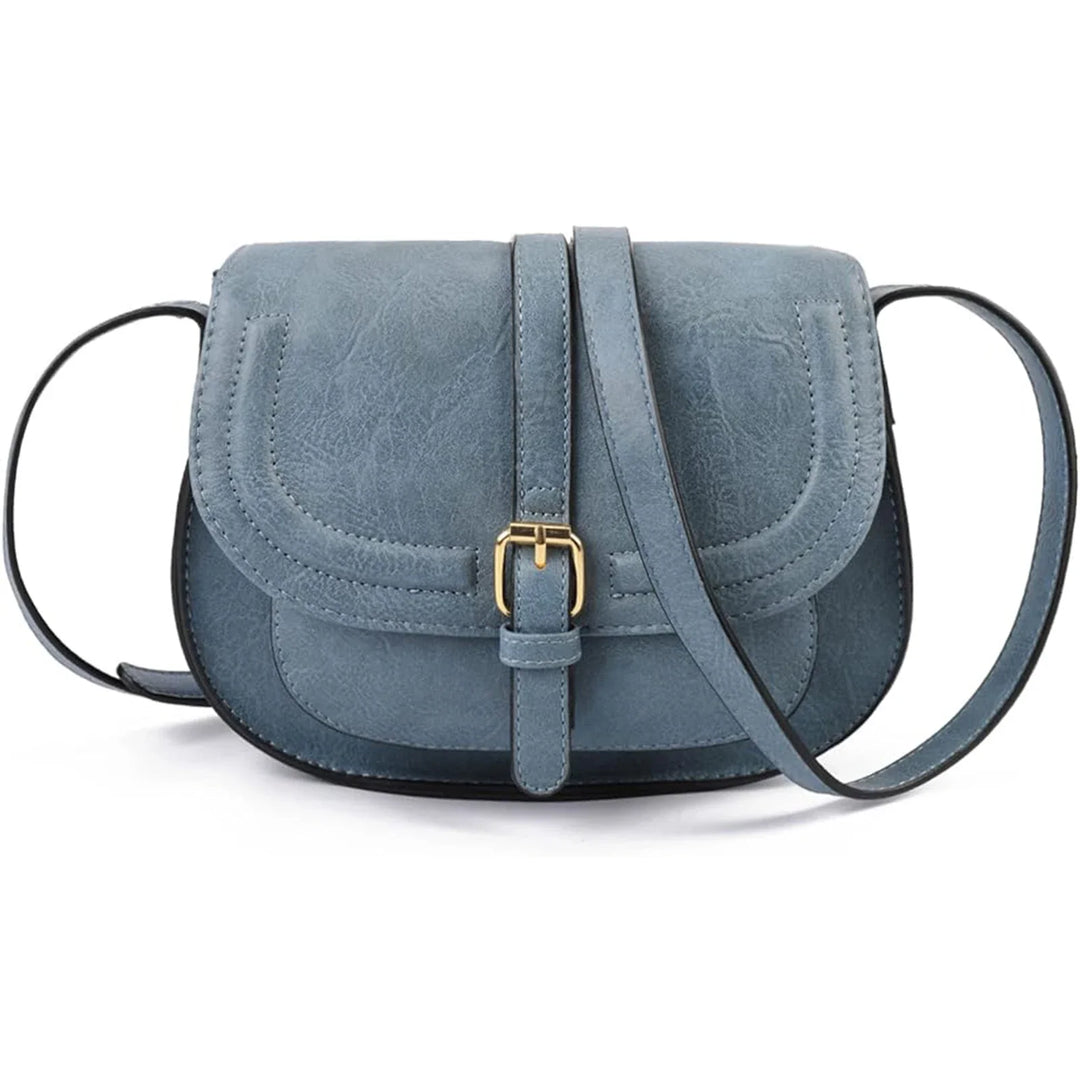 Sac bandoulière femme noir, similicuir, rabat, un accessoire mode chic et polyvalent.