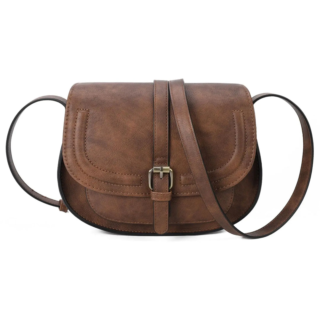 Sac à rabat compact pour femme, bandoulière ajustable, essentiel pour une touche d'élégance.