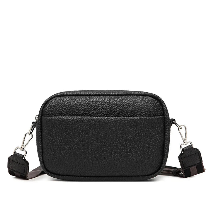 Sac bandoulière femme, apparence élégante, sangle large ajustable en cuir PU, un accessoire mode polyvalent.