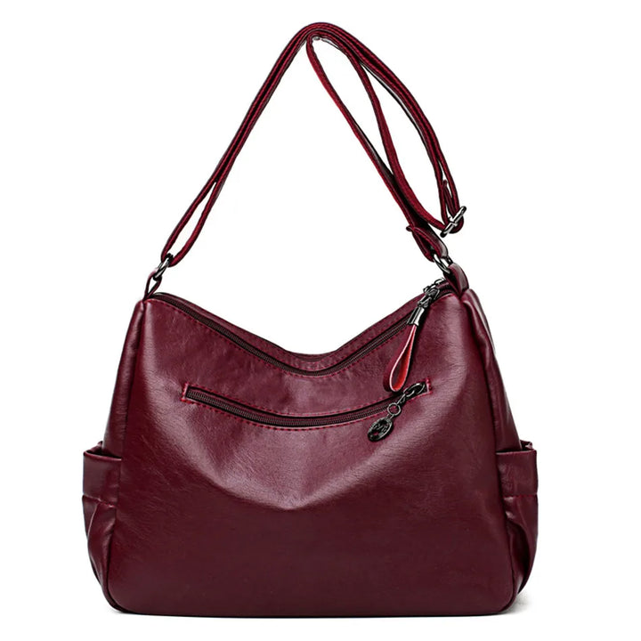 Sac quotidien femme Nexis, similicuir beige, spacieux et léger pour un confort optimal tout au long de la journée.
