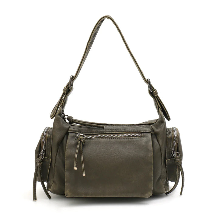 Sac rétro délavé pour femme. Style unique, parfait pour un usage quotidien chic.
