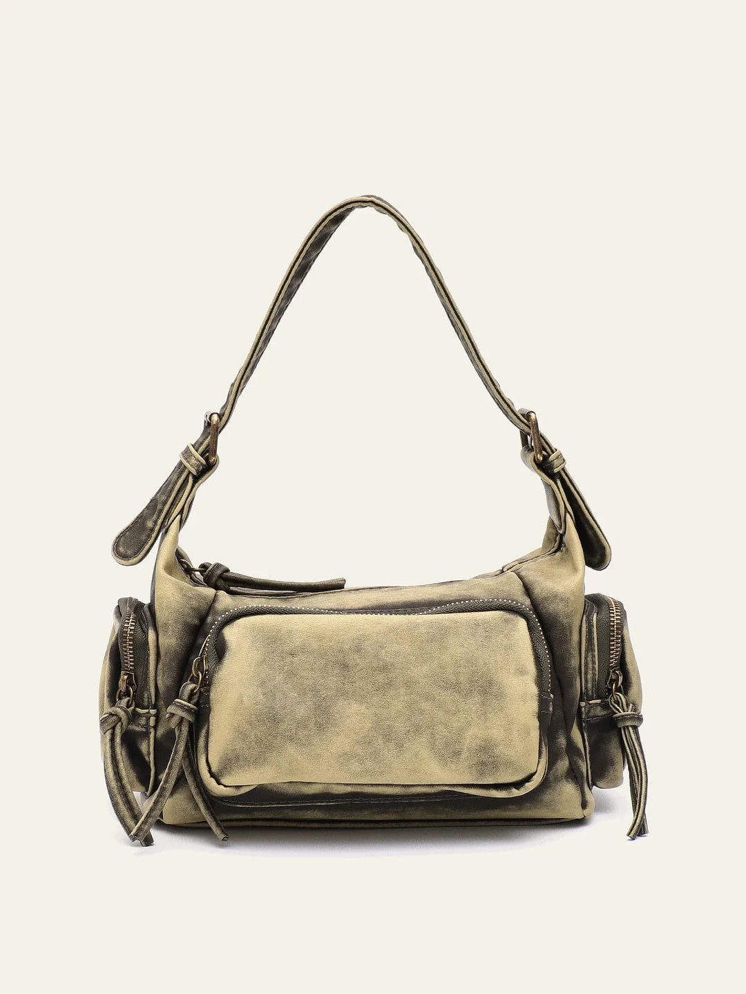 Sac bandoulière femme chic, design vintage délavé. Idéal pour toutes les occasions.
