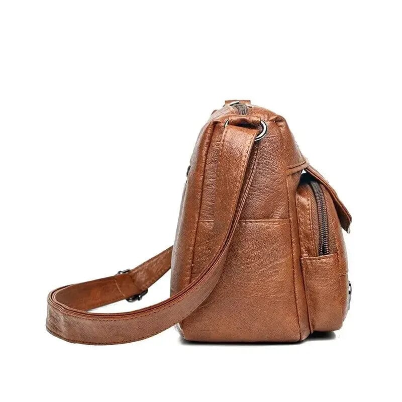 Sac femme vintage 'Love', accessoire de mode en cuir PU, parfait pour toutes les saisons.