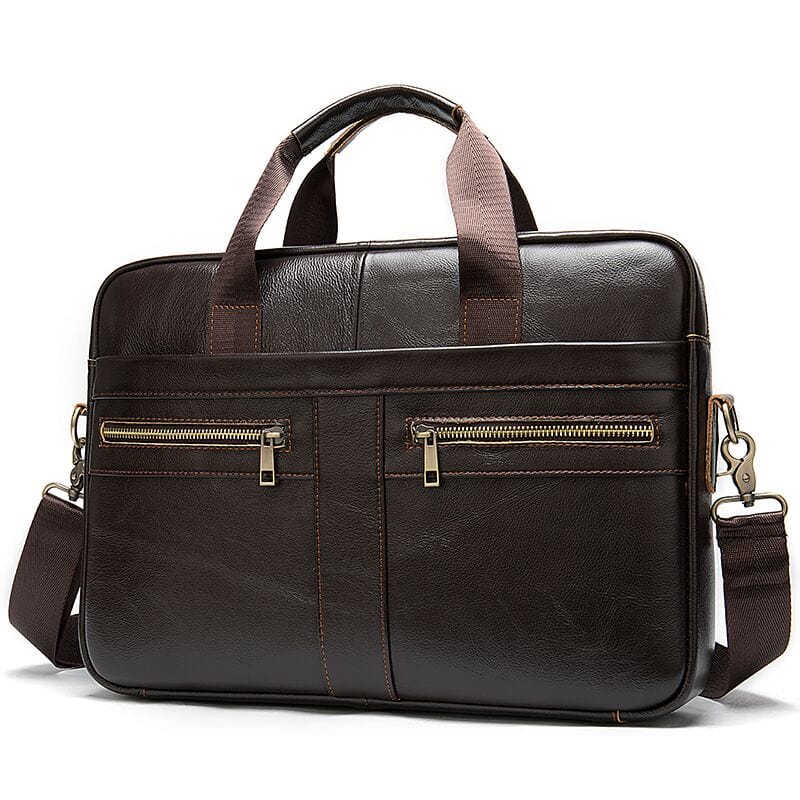 Sac bandoulière élégant homme, résistant à l'eau, fabriqué en cuir vegan