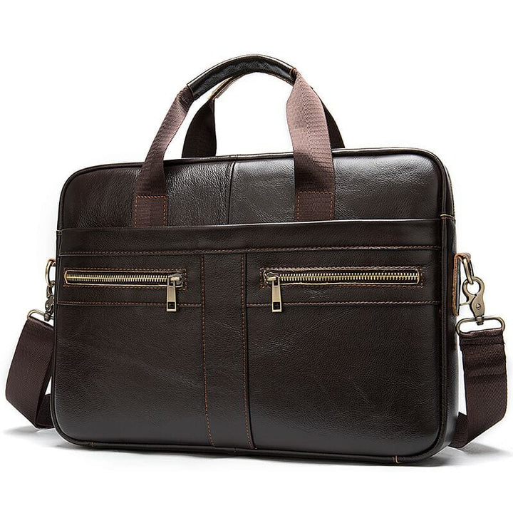 Sac bandoulière élégant homme, résistant à l'eau, fabriqué en cuir vegan