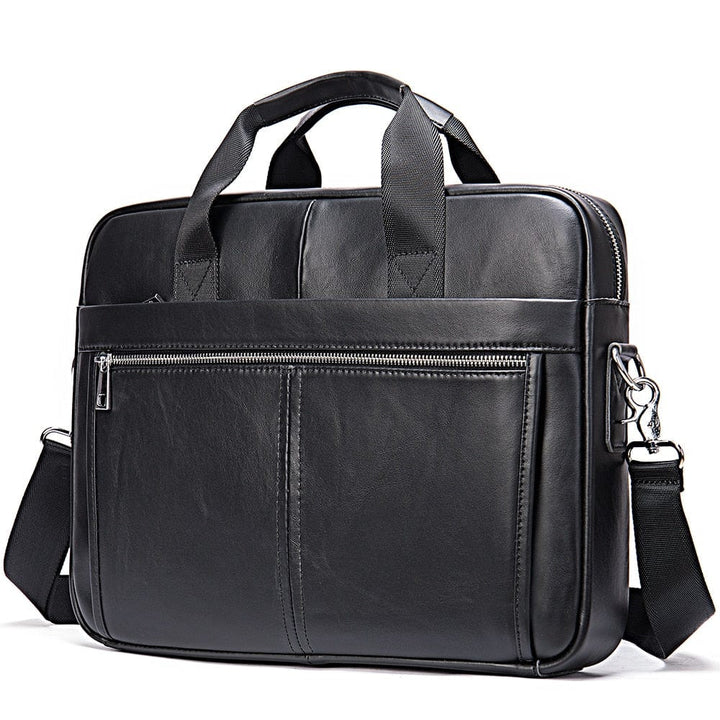 Accessoire homme: sac bandoulière élégant en cuir vegan, fonctionnel et stylé