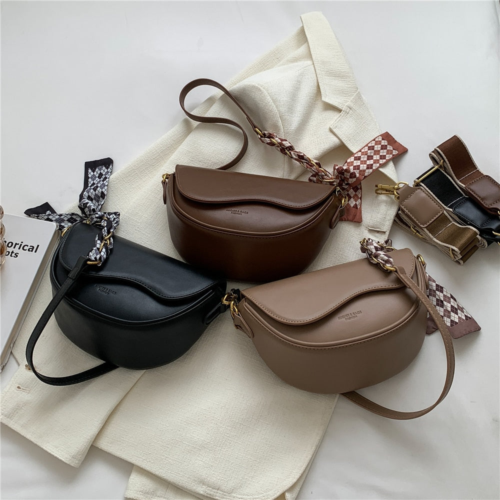 Sac bandoulière femme en cuir PU, un accessoire de mode intemporel pour un look quotidien raffiné.