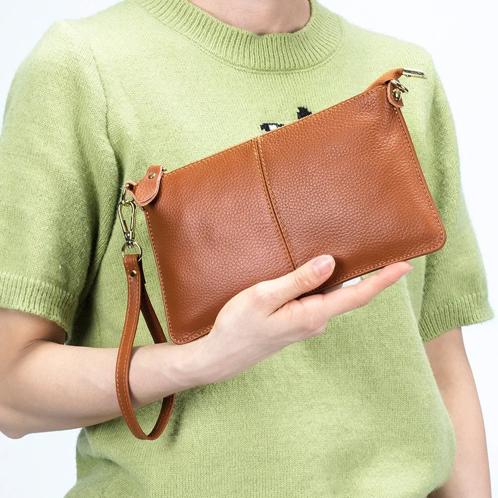 Sac bandoulière femme, pochette rectangle en cuir synthétique, accessoire élégant.