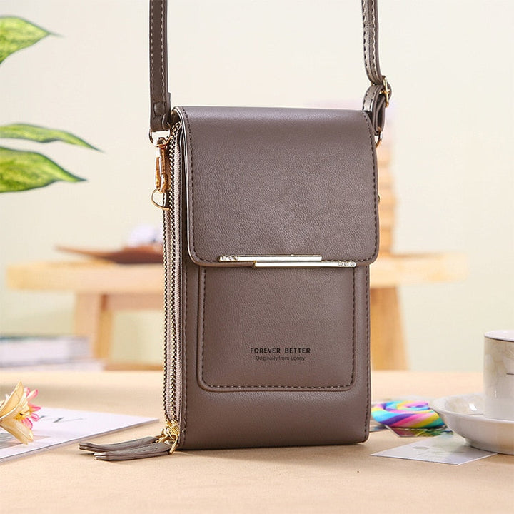 Pochette bandoulière tactile pour femmes, un accessoire de mode indispensable pour vos essentiels.