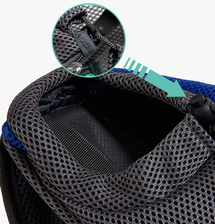 Sac bandoulière chien, transport animal confortable et respirant.  Design ergonomique, sécurité optimale.