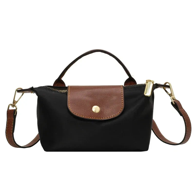 Sac bandoulière femme, élégant et compact.  Idéal automne.  Chic minimaliste.