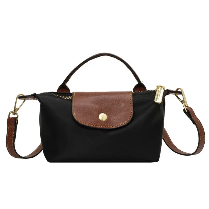 "Sac bandoulière pour femmes en nylon durable, chic et pratique, design élégant adapté au quotidien."